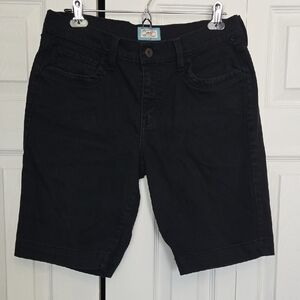 Levi's Black Jean Bermuda Shorts